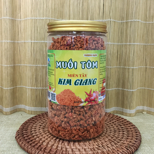 Muối Tôm Miền Tây Kim Giang - Hủ 400gr