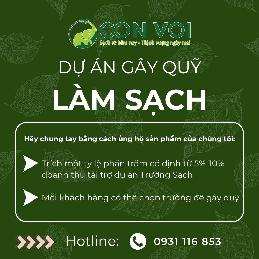 Gây Quỹ Dự Án Trường Sạch